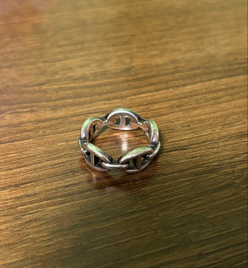 ugさん専門 エルメス シェーヌダンクル リング シルバー 925 #52