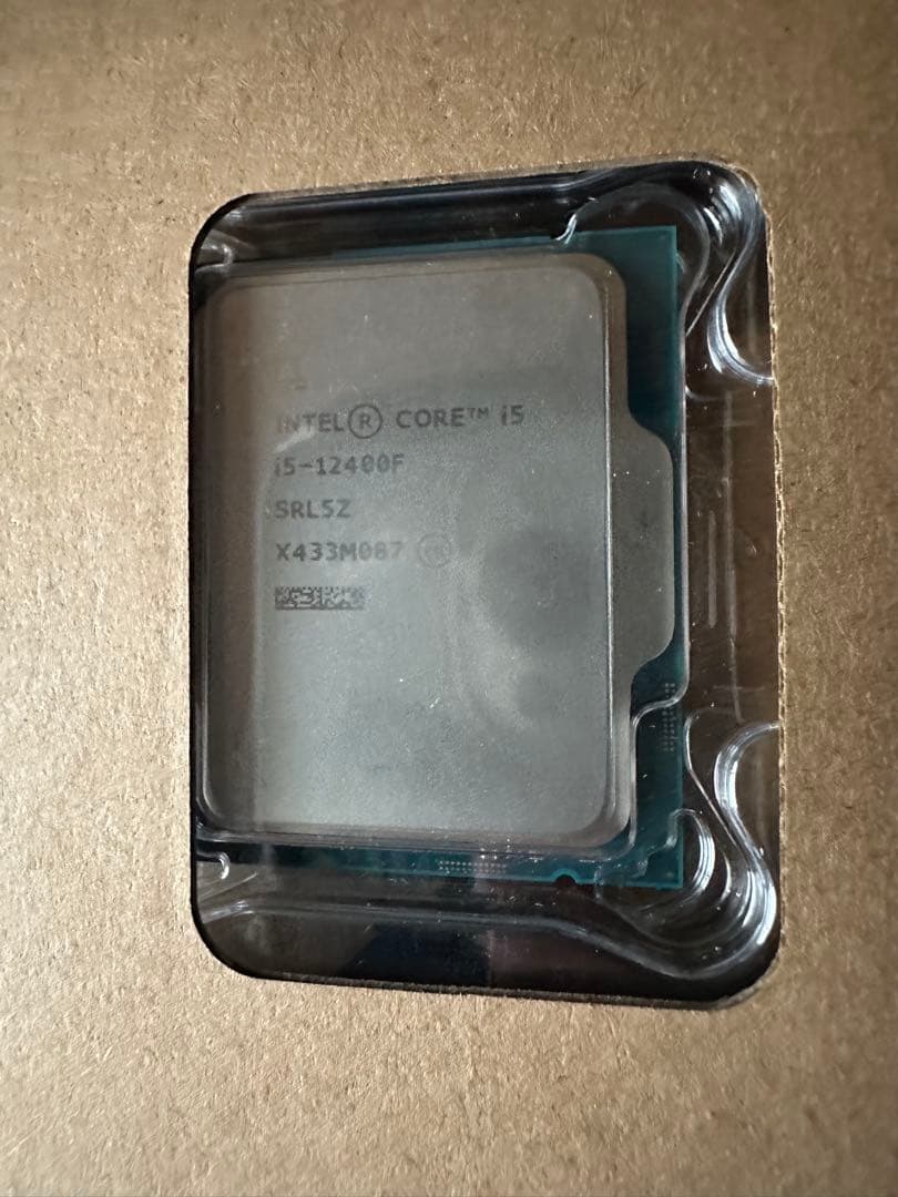 中古　Intel Core i5-12400F CPU 箱あり
