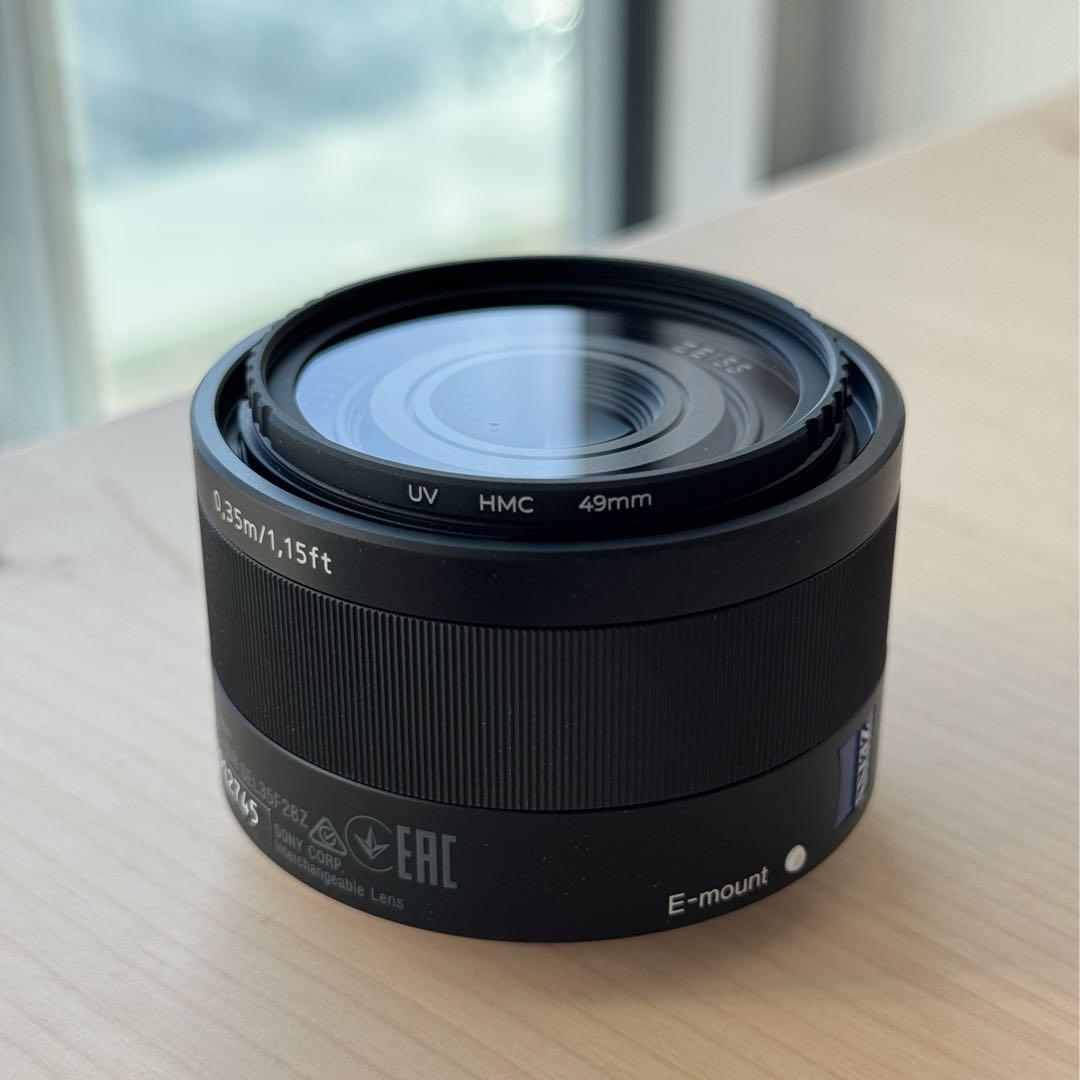 【美品】Sonnar zeiss FE 35mm F2.8 ZA レンズ