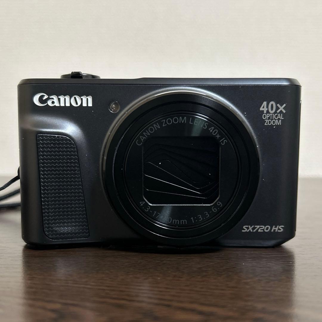 超美品　Canon POWERSHOT SX720HS デジタルカメラ　ブラック