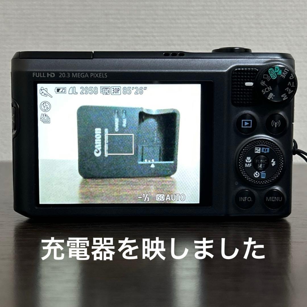 超美品　Canon POWERSHOT SX720HS デジタルカメラ　ブラック