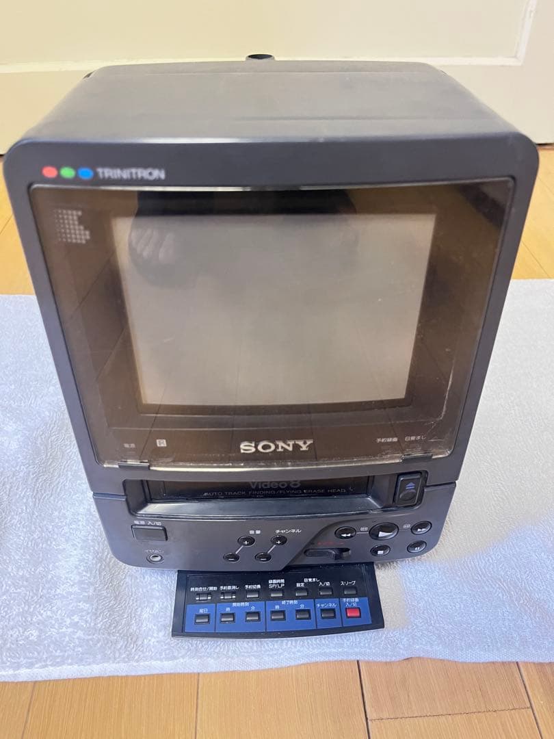 【通電確認済】88年製 SONY Video8 COMBO TV EV-DT1