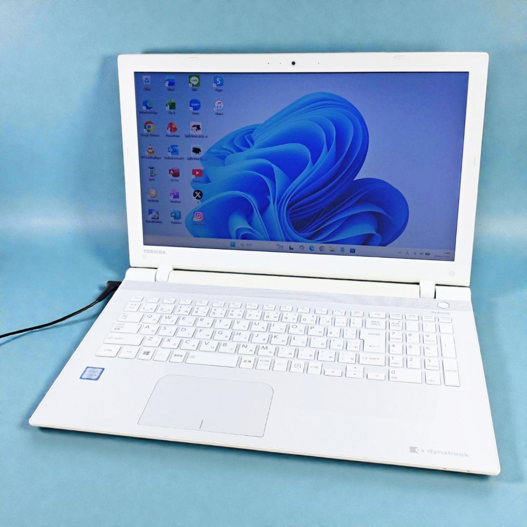 高速SSD☆Corei5☆Win11 東芝ノートパソコン メモリ8GB カメラ付 TOSHIBA（東芝） DynaBook Core-i5 メモリ 8GB SSD 256GB