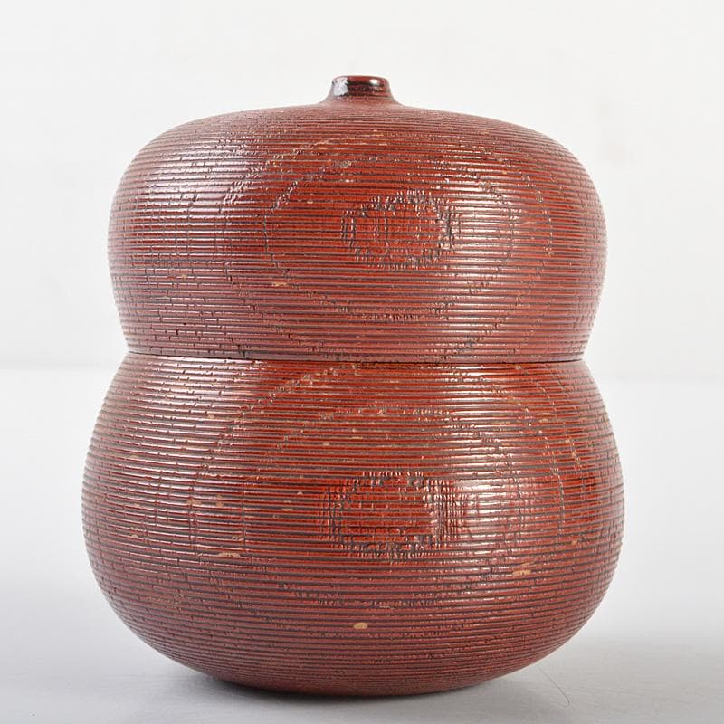 茶道具 越前塗 糸目 七宝蒔絵 瓢茶器 共箱 V R6794 - メルカリ