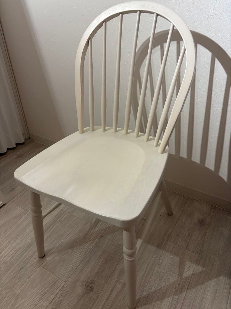 【Francfranc】アルパ チェア｜ホワイト｜天然木 人気のFrancfranc(フランフラン)のARPA(アルパ)ダイニングチェア2脚