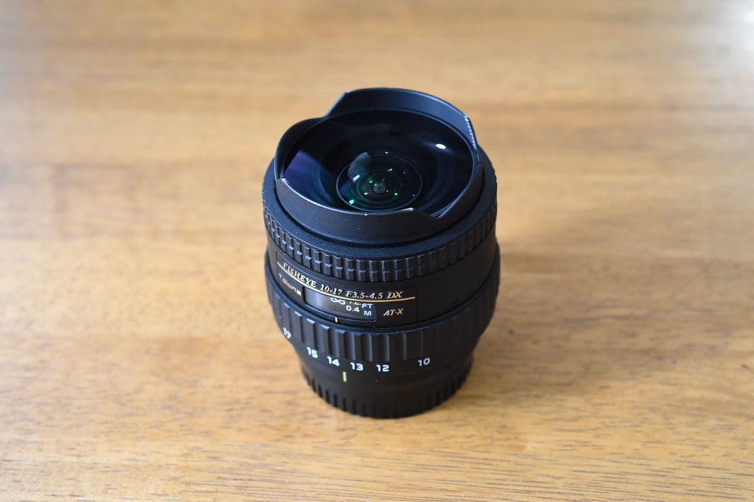 Tokina 10-17mm f/3.5-4.5 DX フィッシュアイレンズ