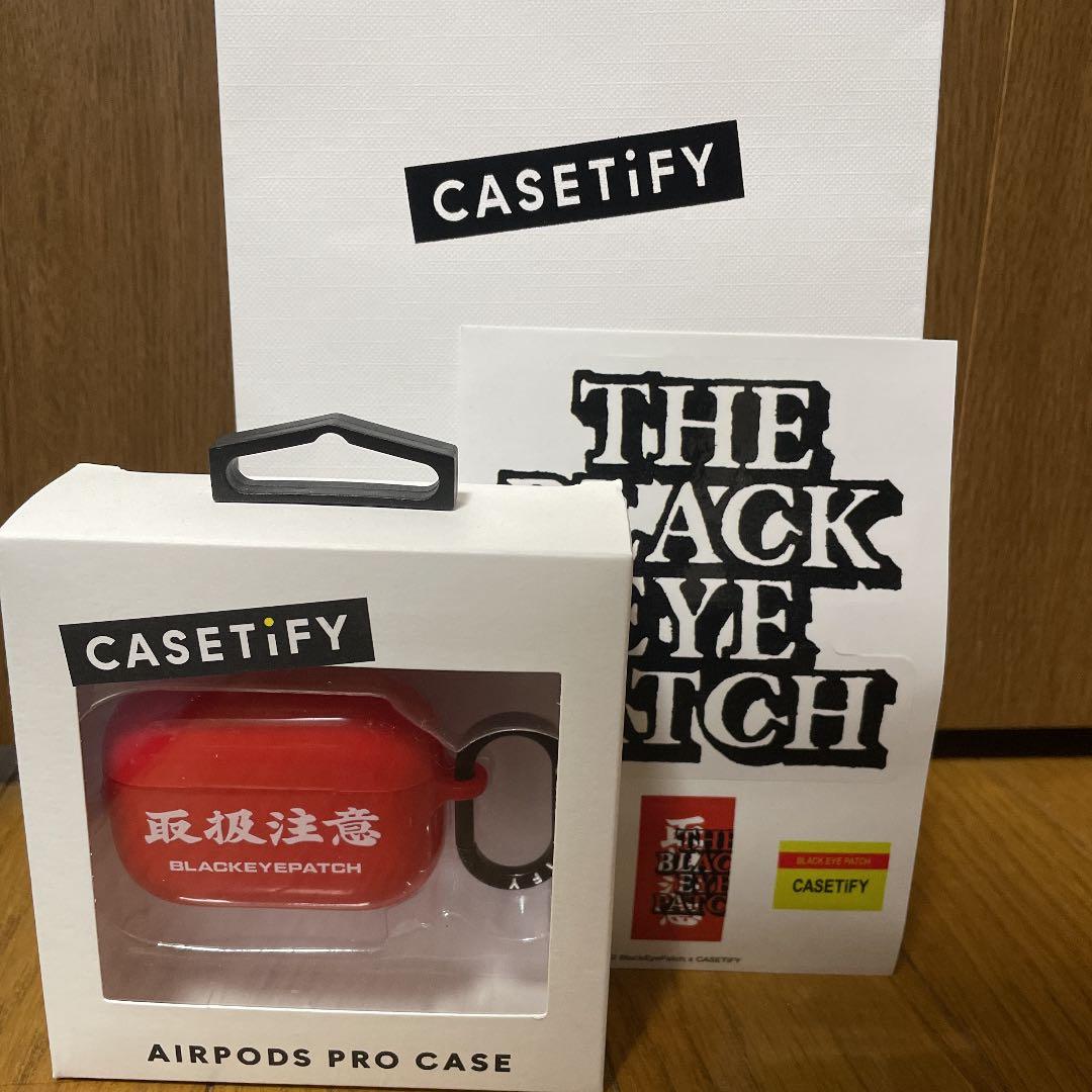 black eye patch airpods pro ケースおまけつき - メルカリ