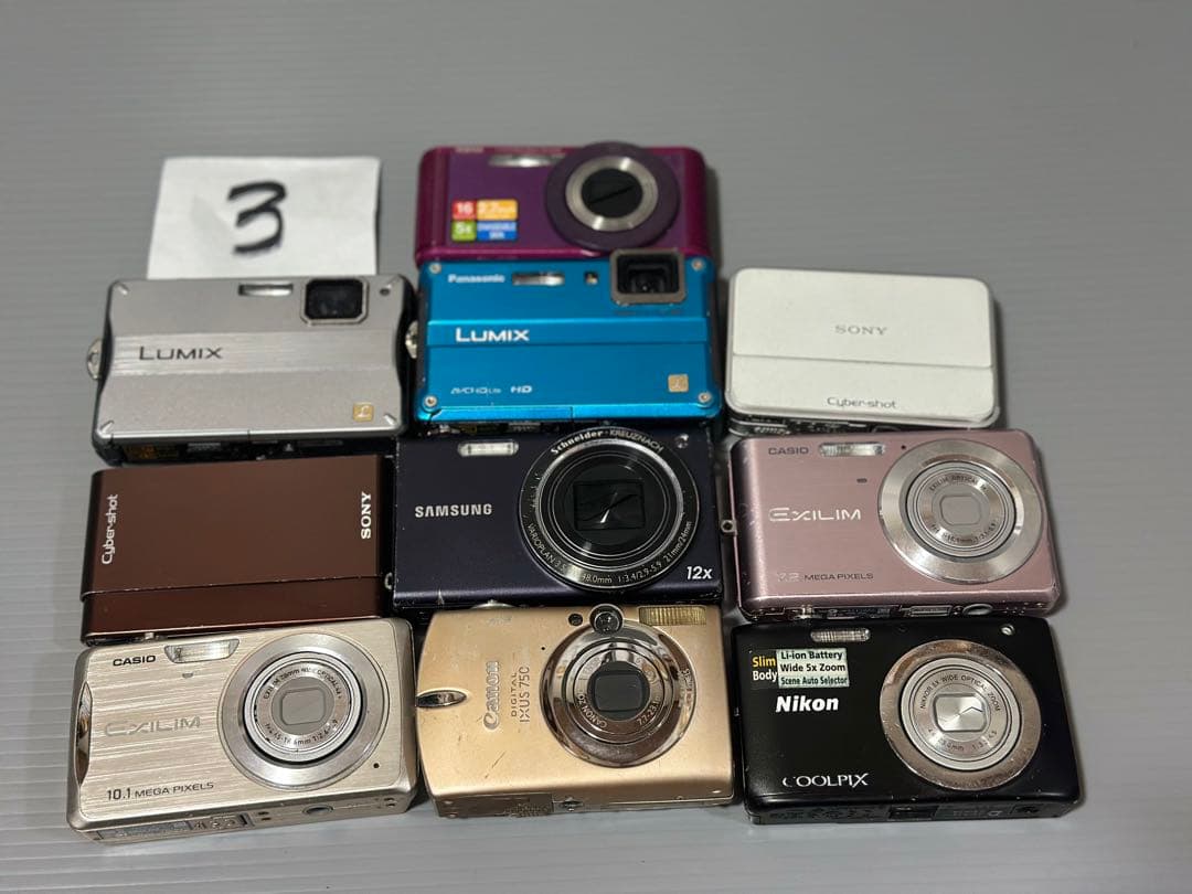 10台 デジカメラ まとめ【動作未確認ジャンク扱】③