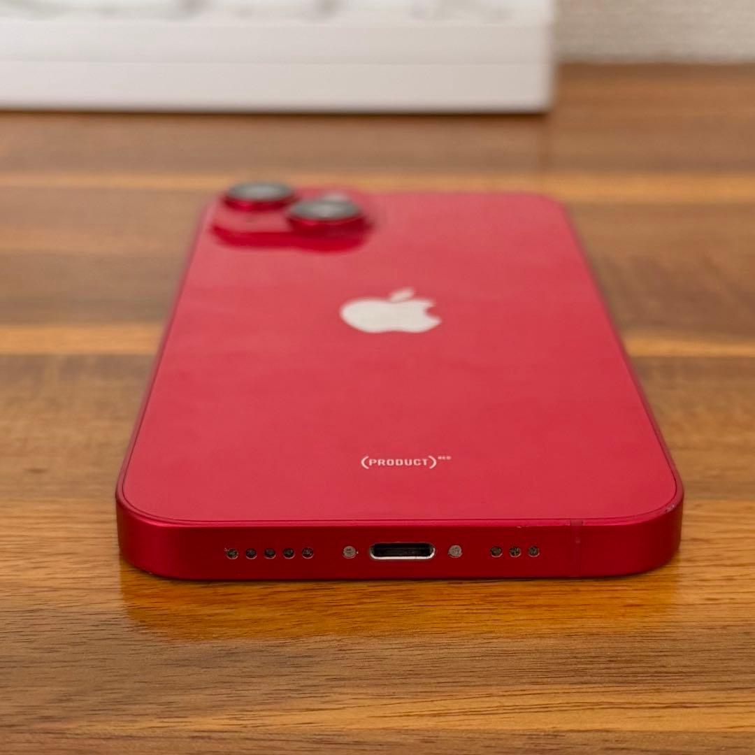 iPhone 14 (PRODUCT)RED 128GB 箱・充電コード付き