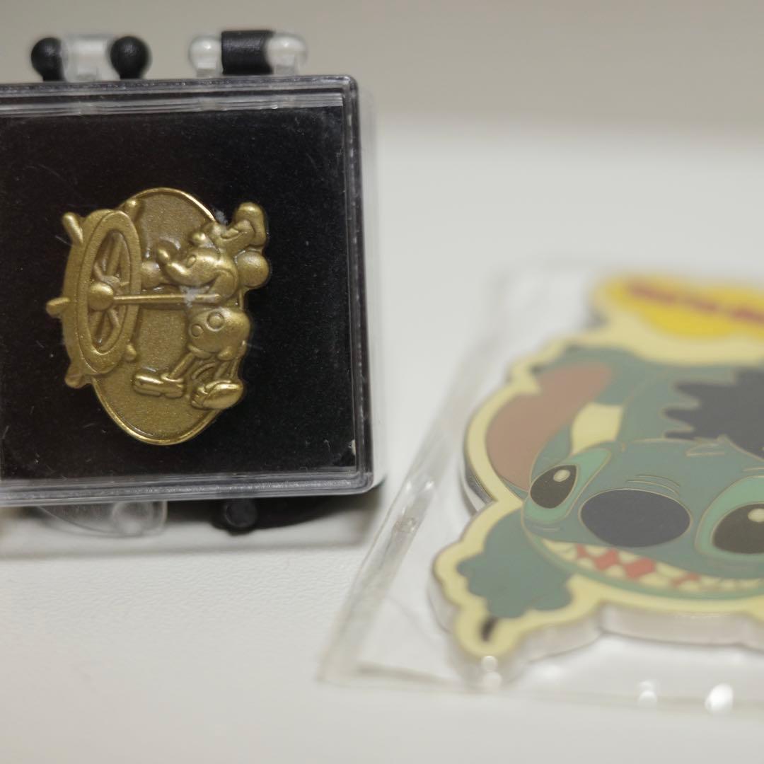 非売品】ディズニー キャスト 勤続 ピンバッジ 蒸気船ウィリー