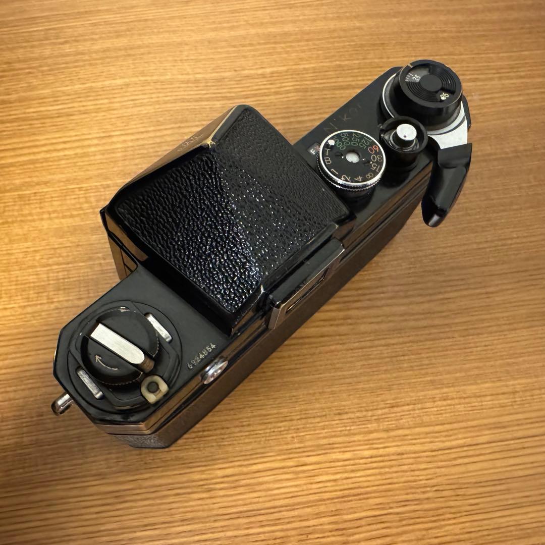 【整備品】Nikon F ブラック　アイレベル　フィルム一眼レフカメラ　ニコン