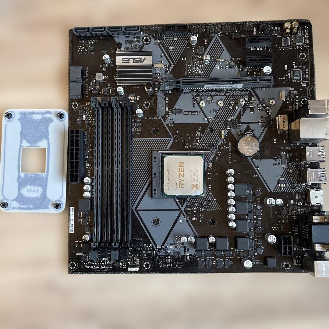 AMD Ryzen 5 5600G+ASUS PRIME B450-A 中古