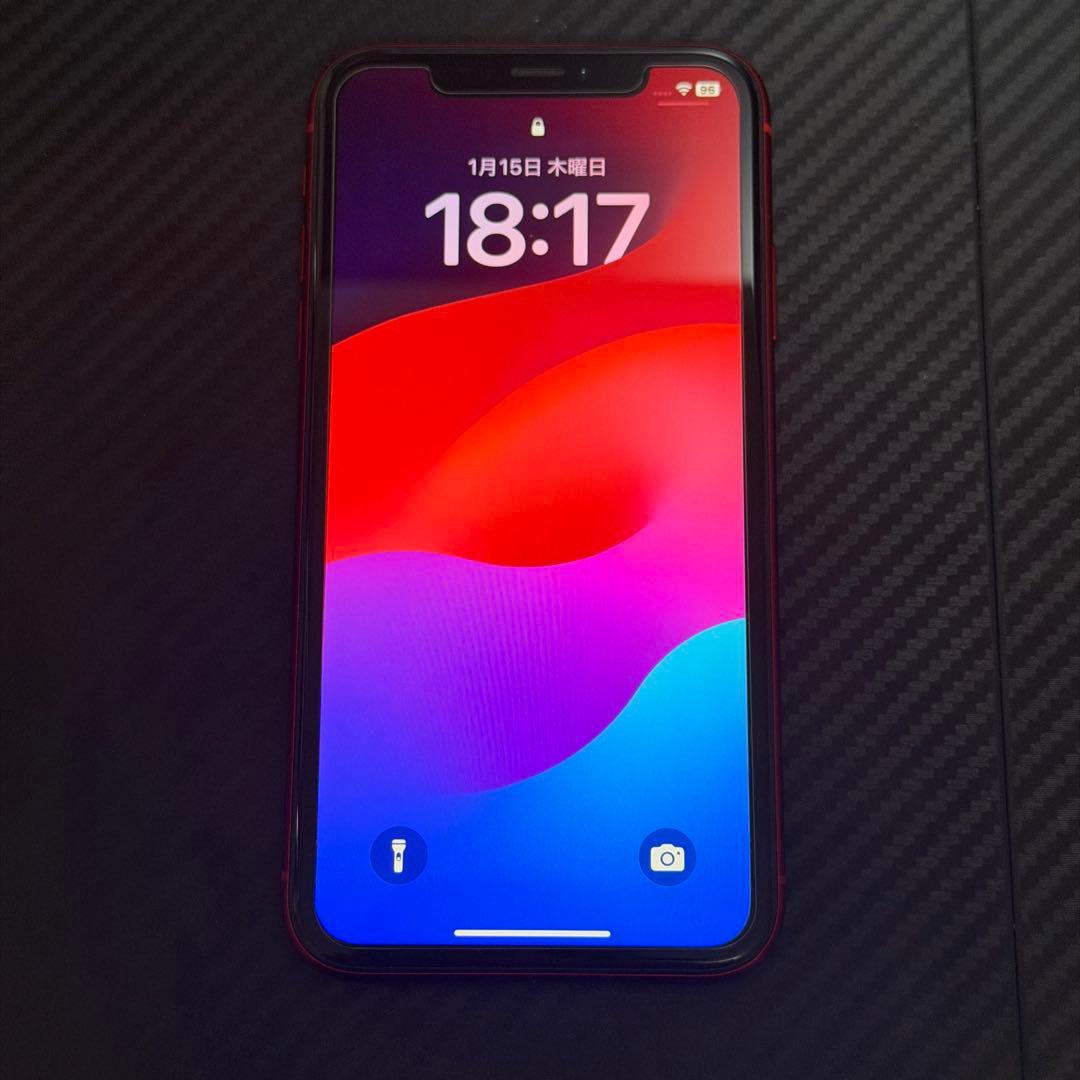 iPhone XR RED 64GB 最大容量79% Amazon | 【整備済み品】 Apple iPhone XR 64GB (PRODUCT)RED SIM