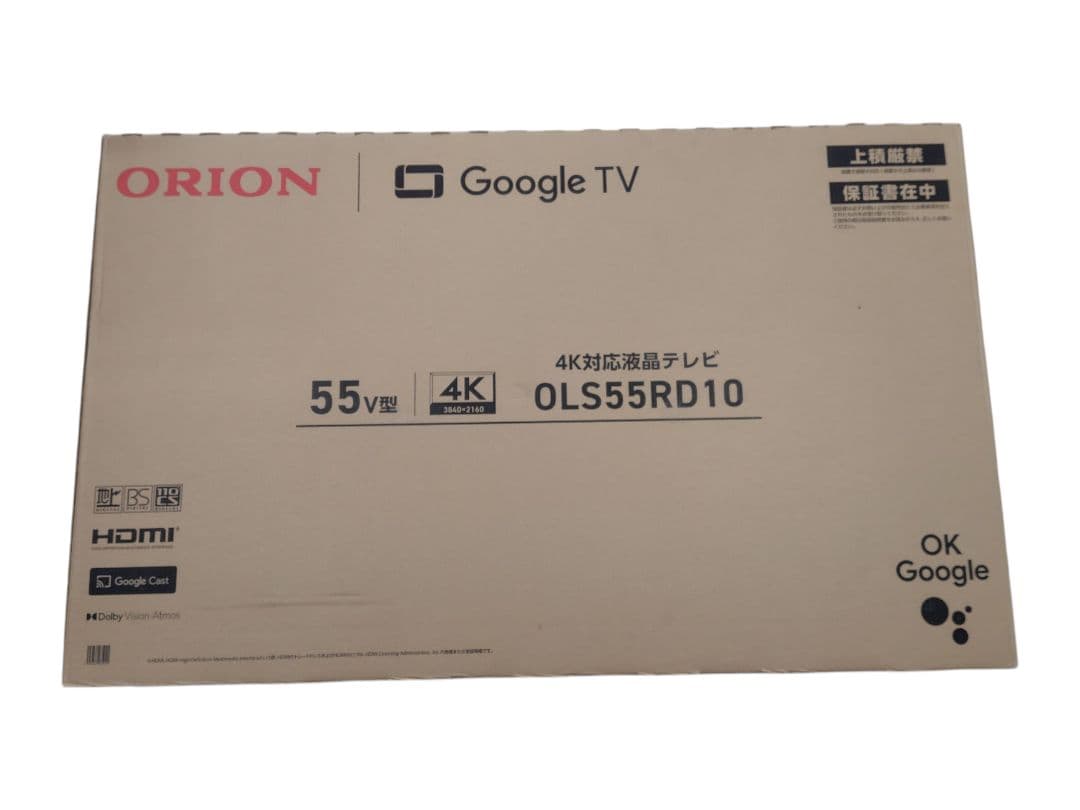 ⭐︎美品⭐︎ ORION 55V型 4K液晶スマートテレビ OLS55RD10