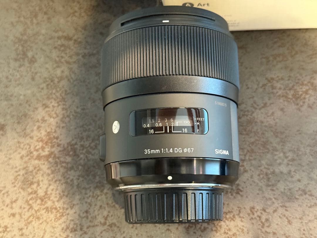 SIGMA 35mm F1.4 DG HSM ART Nikon Fマウント用
