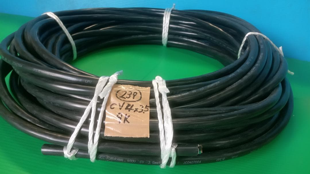 へそさま専用　CVケーブル　古河　4×3.5　No.239 へそさま専用 CVケーブル 古河 4×3.5 No.239 へそさま専用 CVケーブル