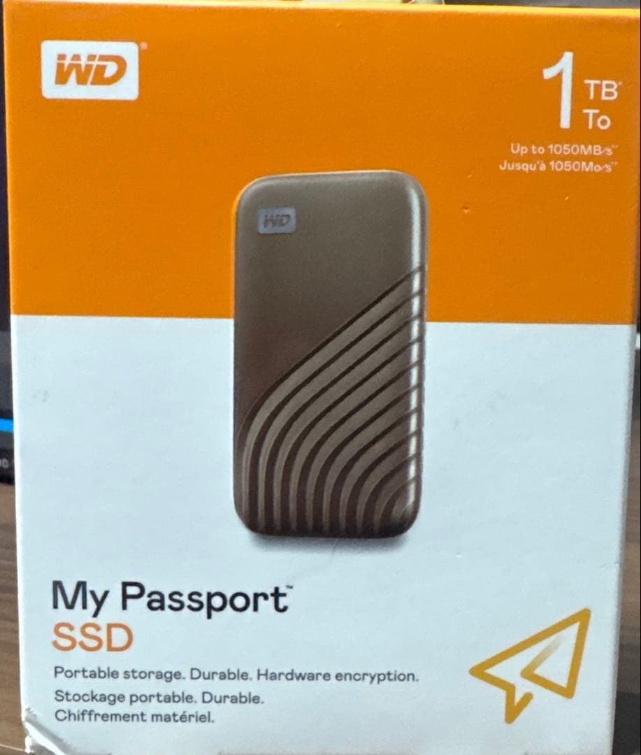 外付けハードディスク・ドライブ MY Passport SSD 1TB WD 1TB My Passport SSD Portable SSD USB-C USB 3.2 Gen 2 External