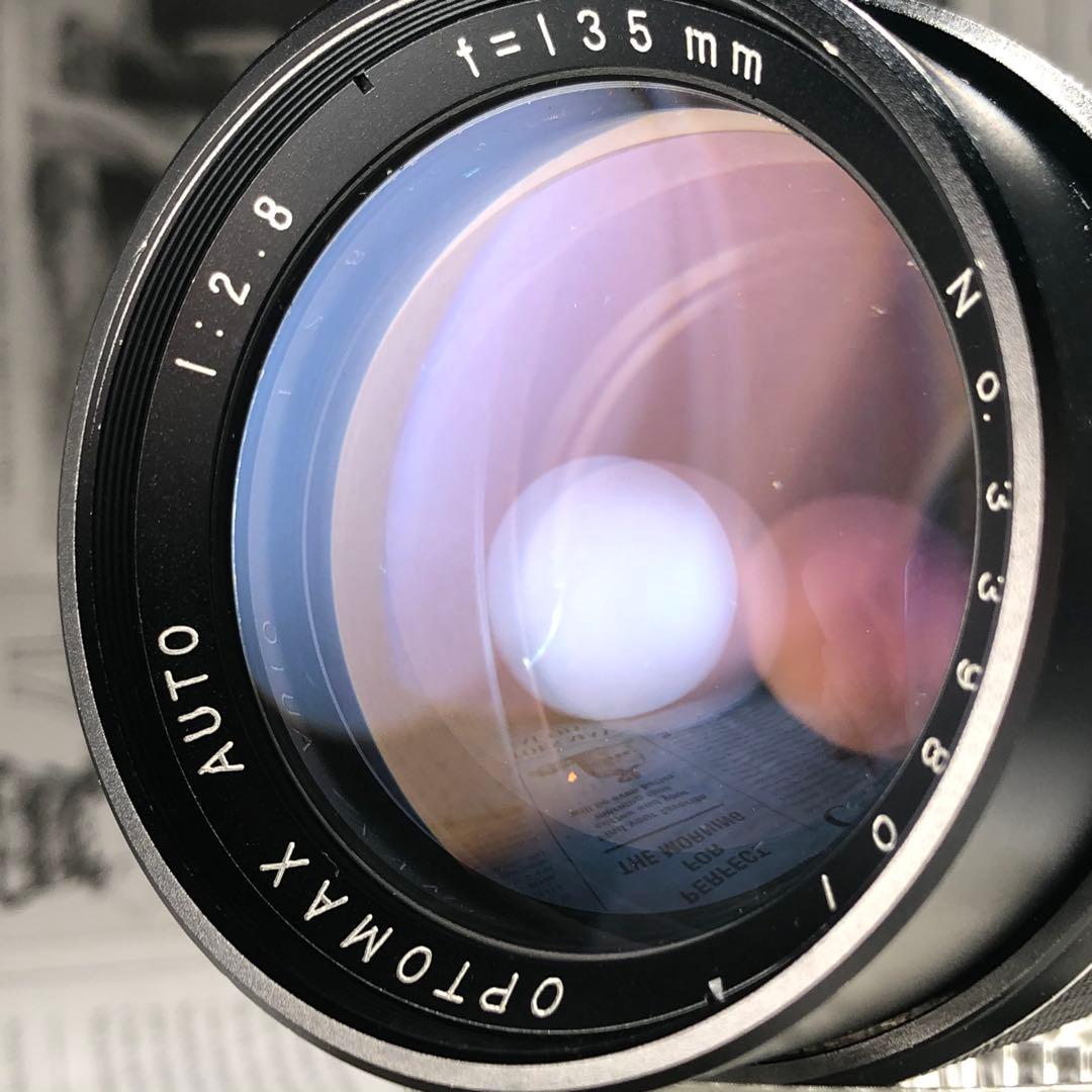 レア？　OPTOMAX AUTO 135mm f2.8 m42マウント