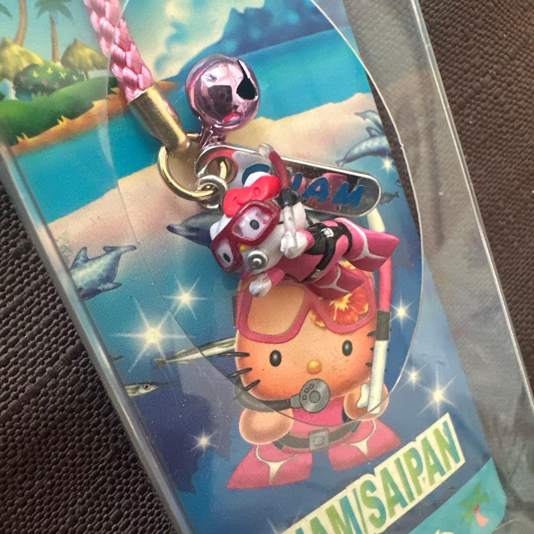 レア♪ハローキティ ストラップ グアム/サイパン 根付け