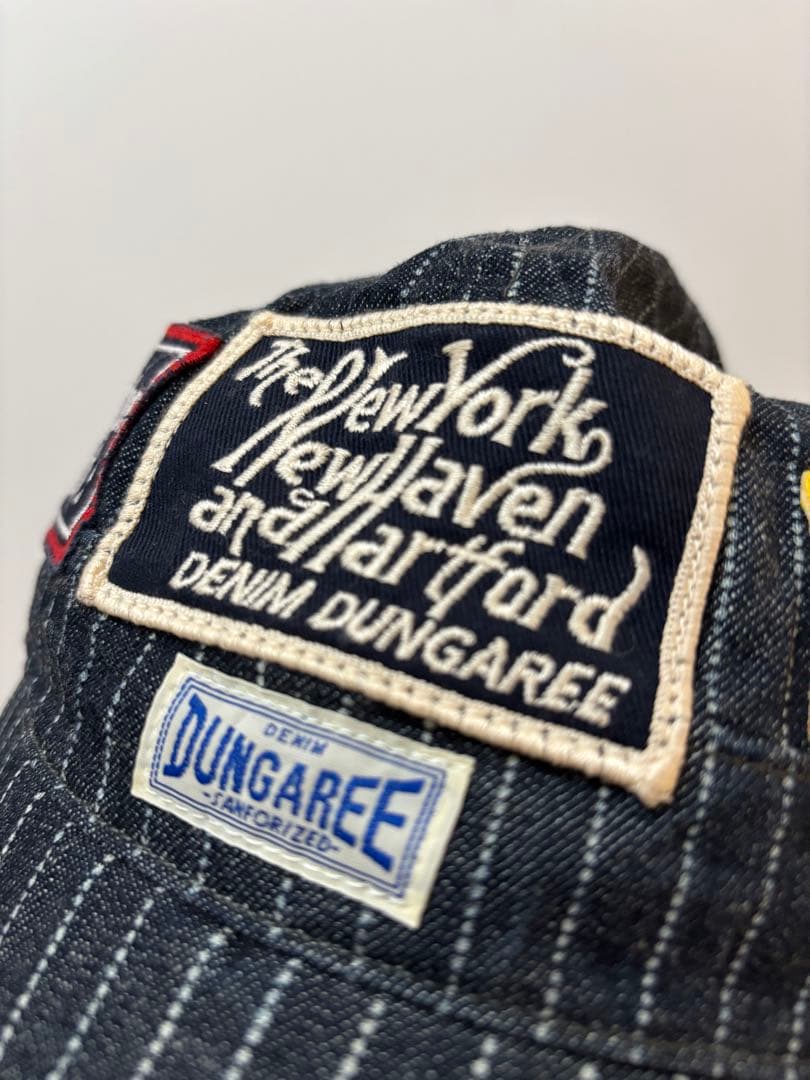 DENIM DUNGAREE ワッペン パッチ デニム キャップ サイズ52