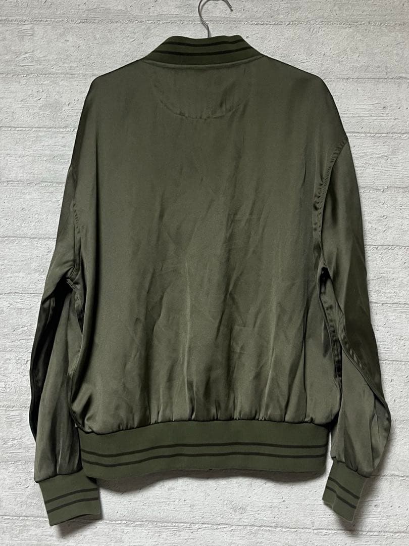 Sportclad フレームワーク サテンブルゾン カーキ ミリタリー