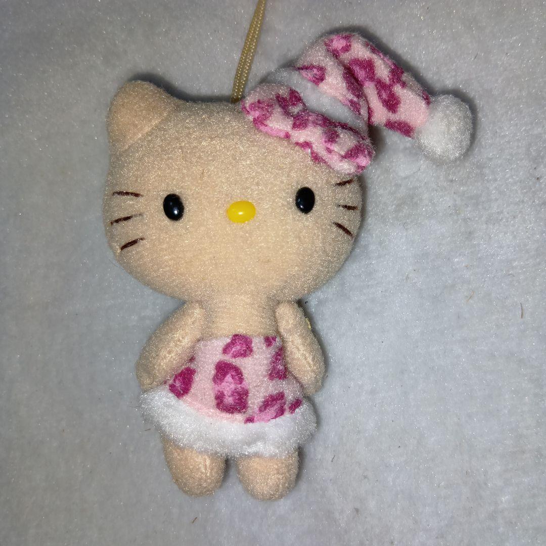 ハローキティ2001年VivitixGirls日焼けサンタピンクひょうぬいぐるみ