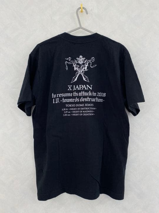 X JAPAN 攻撃再開 2008 I.V.破滅に向かって 東京ドーム Tシャツ - メルカリ