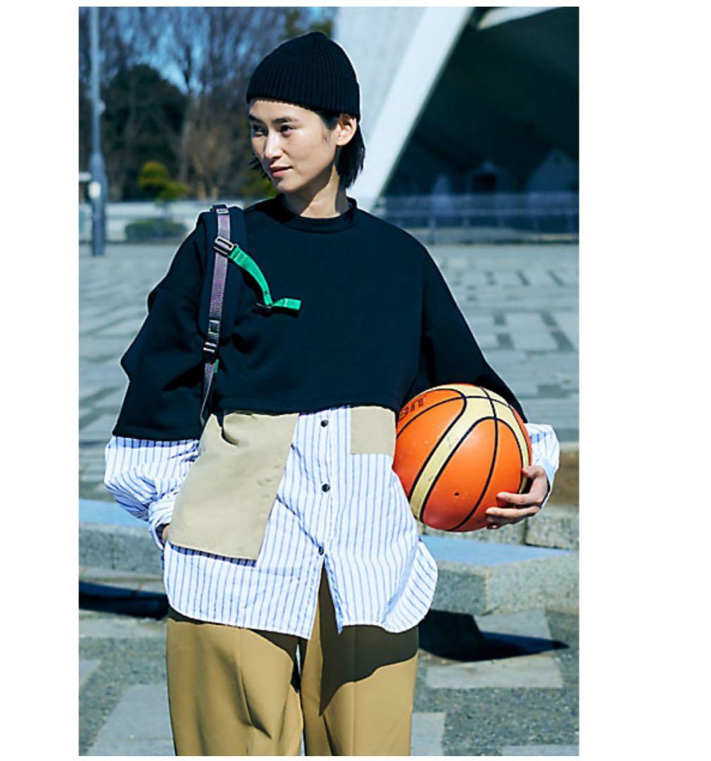 ナゴンスタンス アシンメトリー ドッキング プルオーバー 黒 - メルカリ