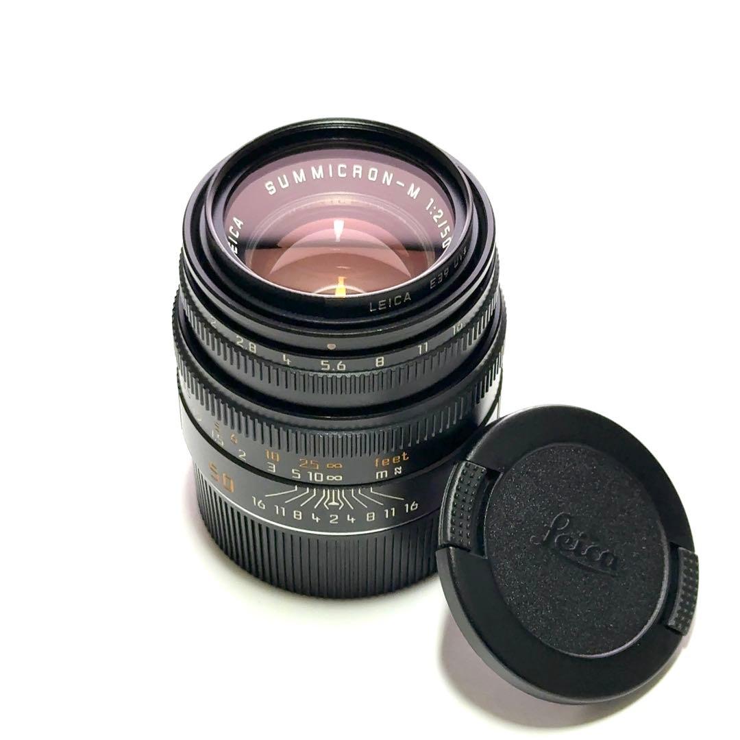 【美品】ライカ｜ズミクロン50mm F2（4th）フード組込《ブラッククローム》