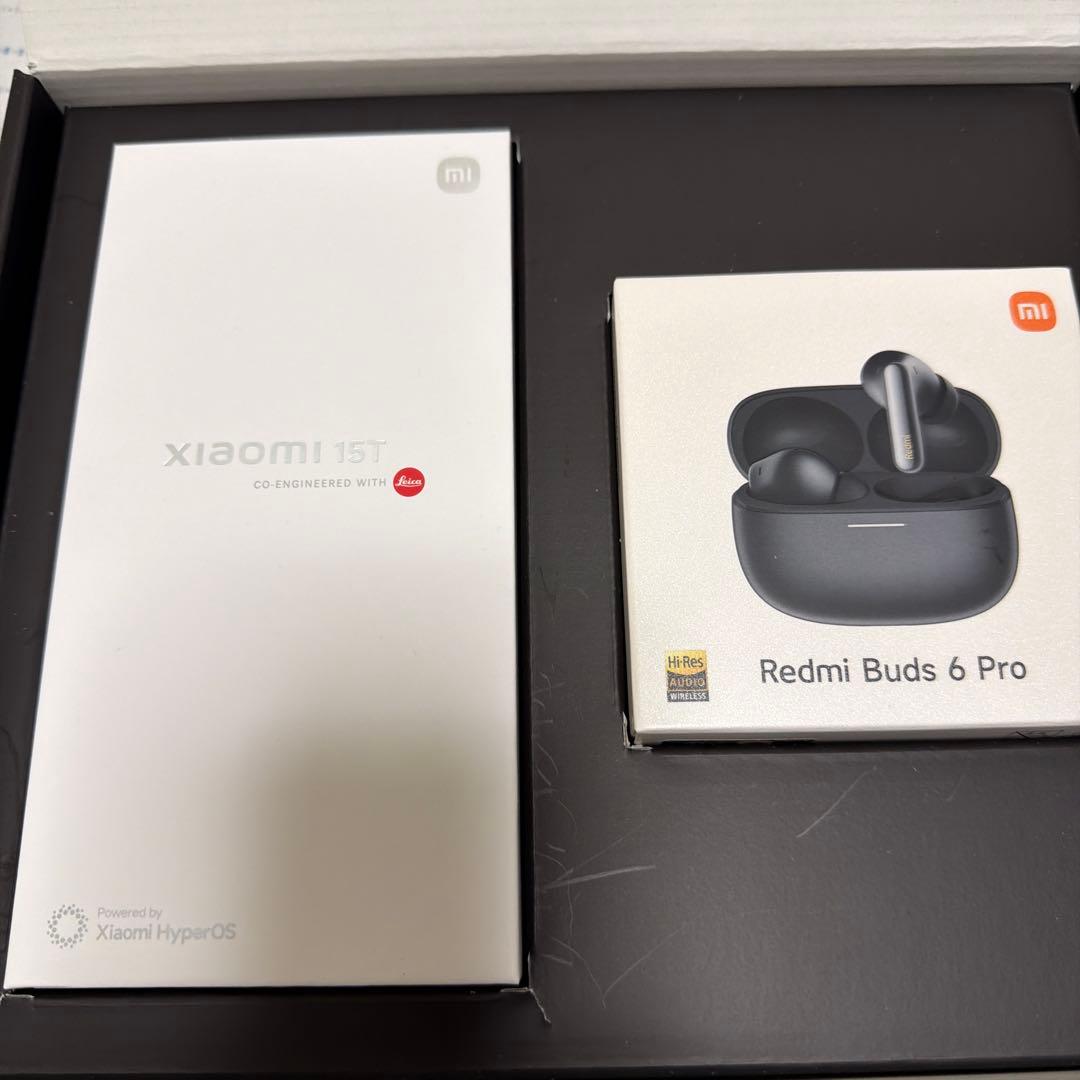 Xiaomi 15T + Redmi Buds 6 Pro 限定セット