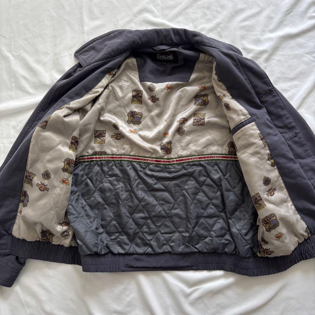 90's vintage 短丈ブルゾン ネイビー アメカジ シティーボーイ - メルカリ