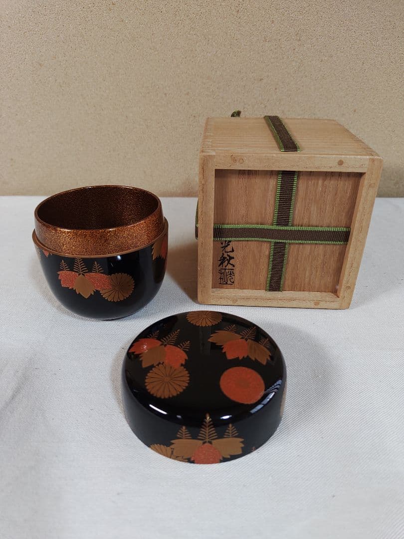 茶道具 棗 飯田光秋 鵬雲斎花押入 - メルカリ