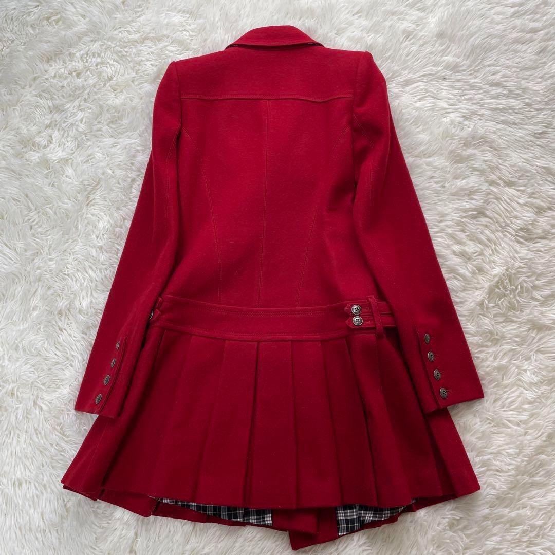 ✨️美品 バーバリーブルーレーベル ライダース ロングコート ノバ