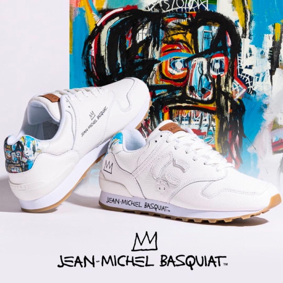 新品未使用 サンガッチョ バスキア コラボ スニーカー 24.5cm 白