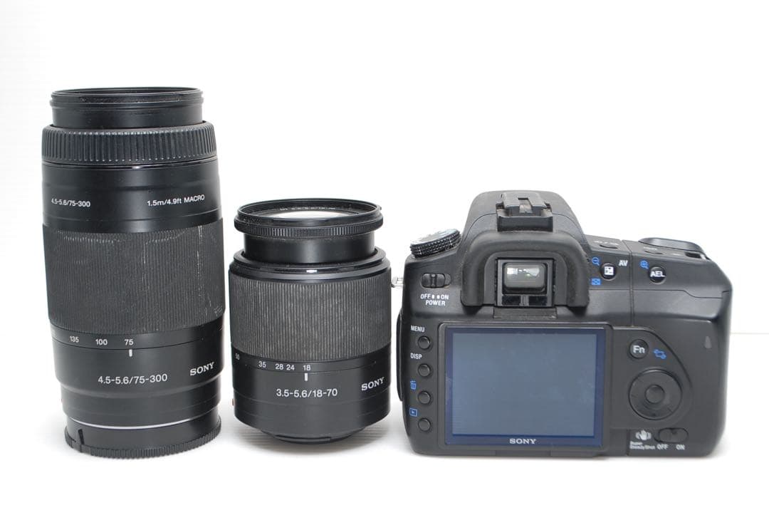 ❤️スマホ転送OK❤️SONY α200 超望遠レンズ付き 操作性抜群 格安