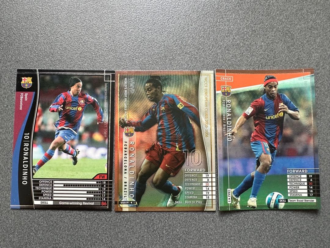 WCCF 05.06WMVP 06.07キラ 07.08黒 ロナウジーニョ