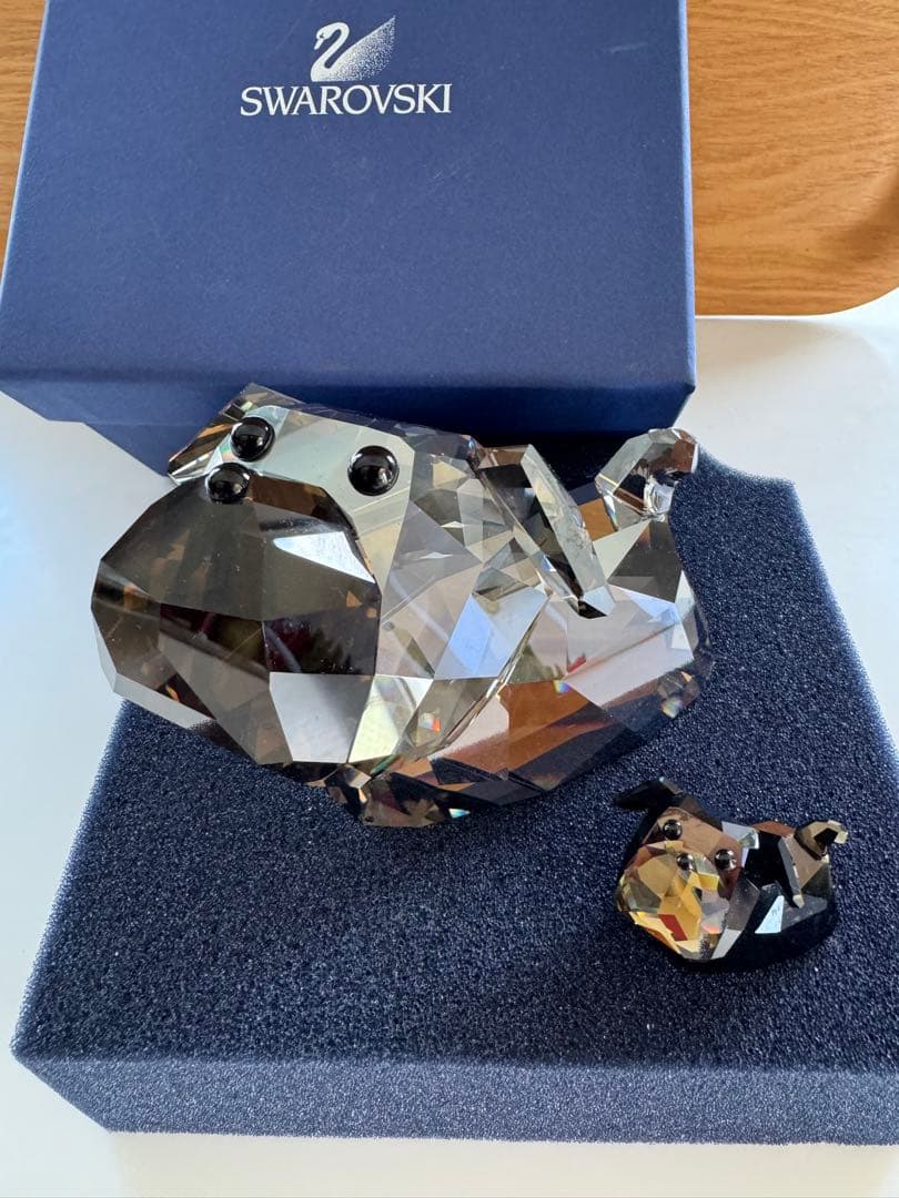 スワロフスキー Tomaso lovelots 特大サイズ パグ ブル 置物