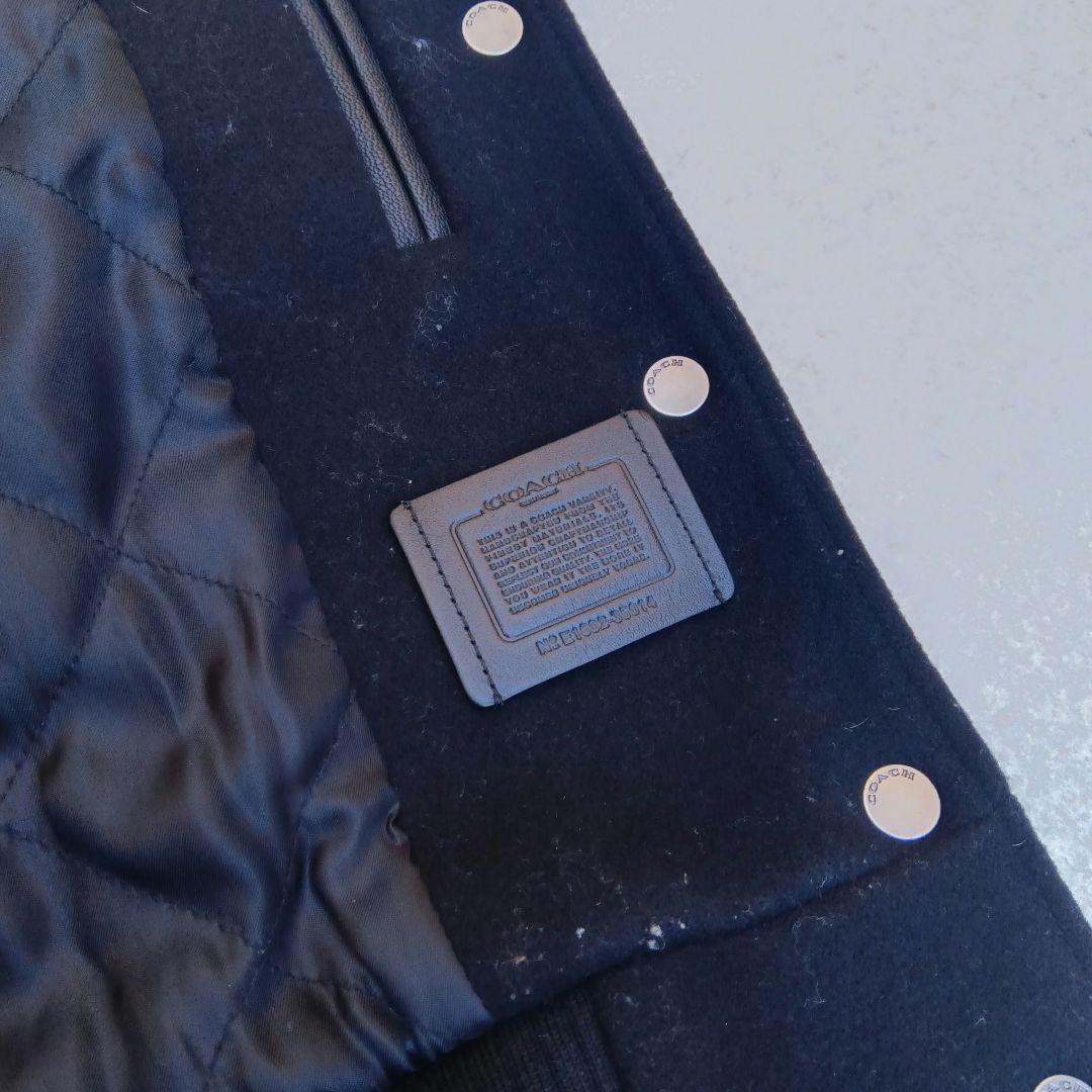 COACHコーチ スタジャン 袖レザー Cロゴ ワッペン 星条旗 - メルカリ