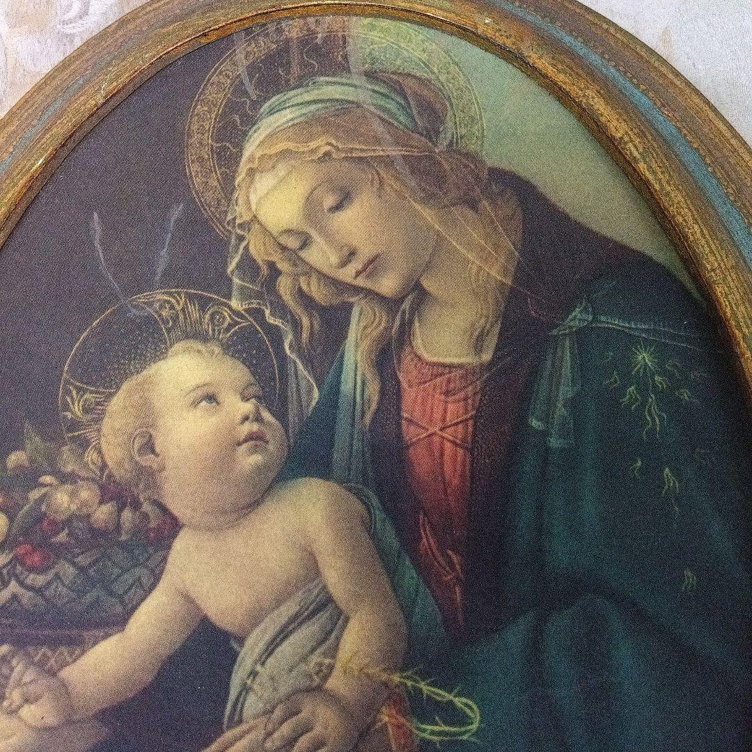 ボッティチェリ聖母子 壁掛オルゴール