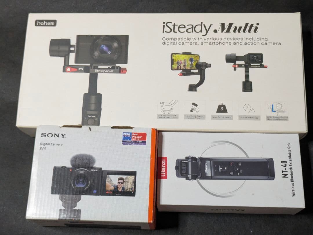 SONY ZV-1 Ulanzi MT-40 iSteady Multi セット How To Set UP Ulanzi MT-40 Wireless Bluetooth Grip with Sony ZV-1