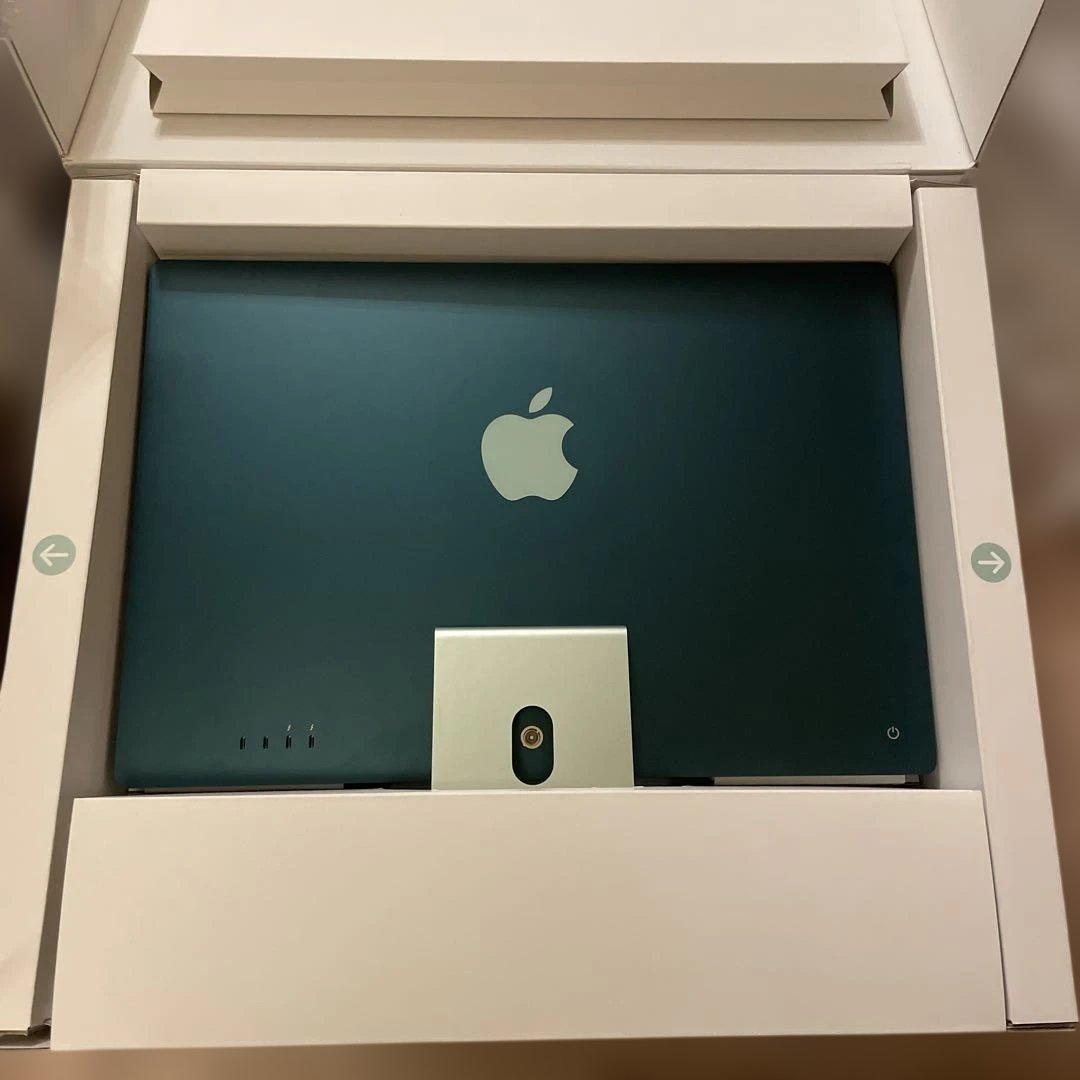 24インチ グリーン iMac 4.5K Retinaディスプレイモデル　M1