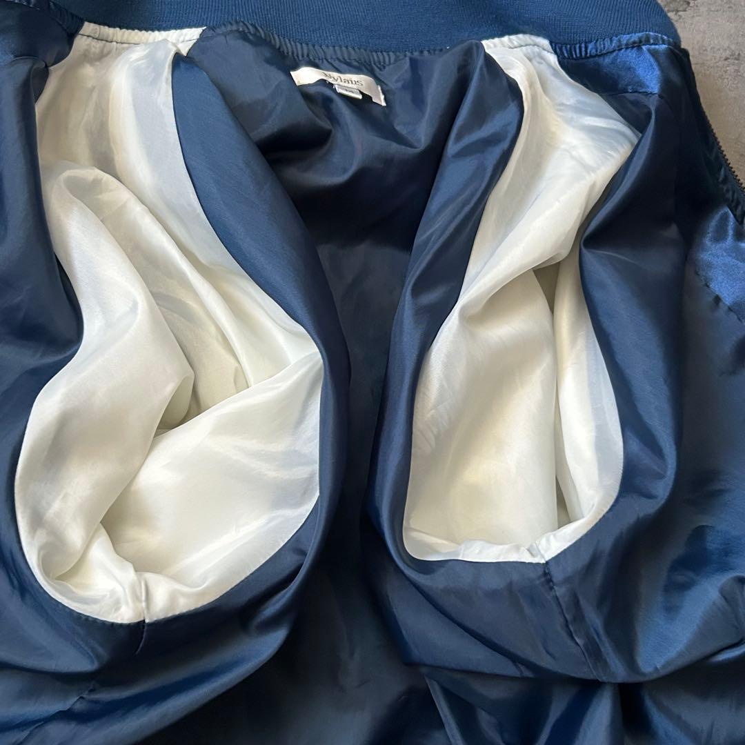 美品 スカジャン 龍 ドラゴン 日本 富士山 刺繍 Nylaus 横須賀 - メルカリ