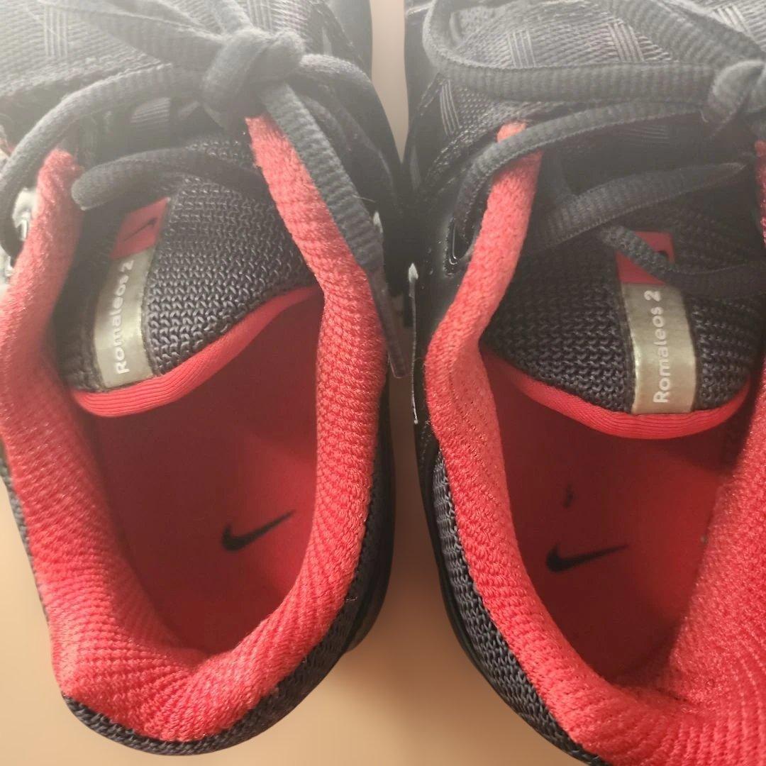 NIKE ロマレオス2 黒×赤 27.0cm