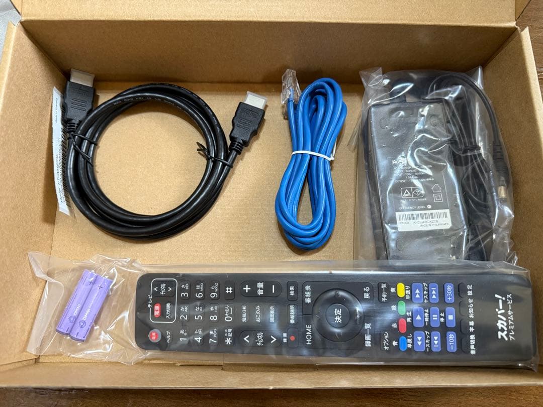 スカパー！プレミアムサービス ダブルチューナー PT-WH800A 未使用品