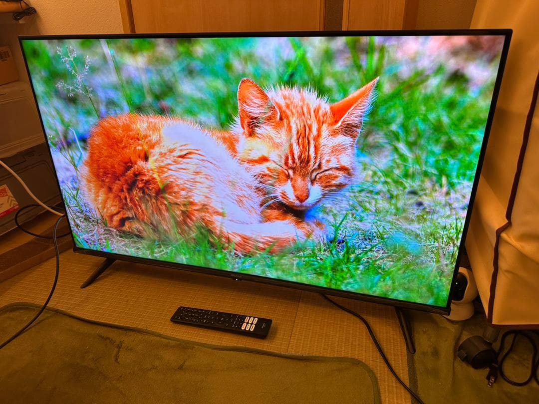 ハイセンス hisense 43型　スマートテレビ 43A6H 超極美品！