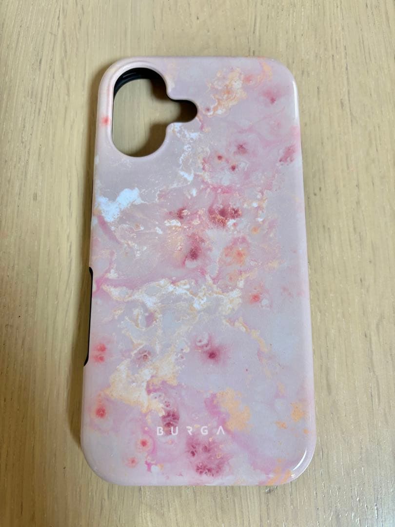 新品】BURGA マーブルデザイン ハードケース ピンク iPhone17 - メルカリ
