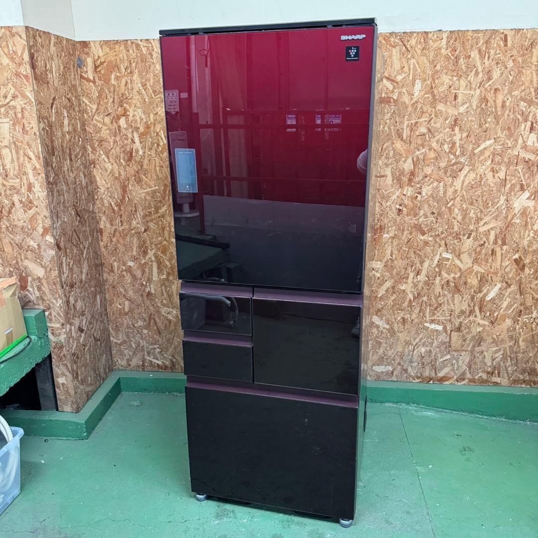 277 シャープ 大型冷蔵庫 500L強 小型 家庭用 自動製氷 右開き