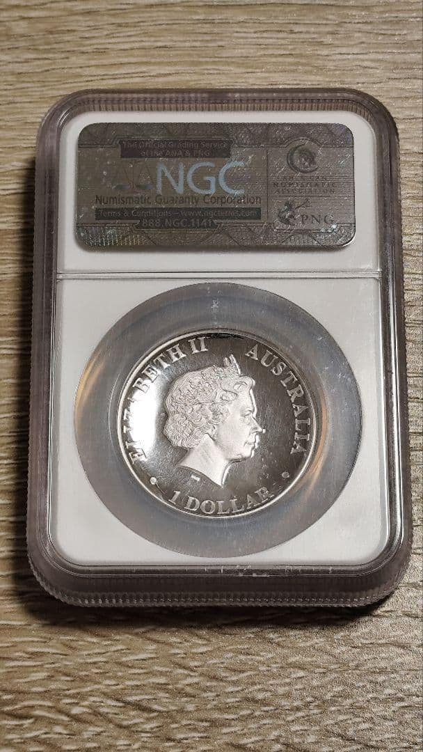 NGC PF70UC☆2010P オーストラリア カンガルー 1ドル 銀貨 - メルカリ