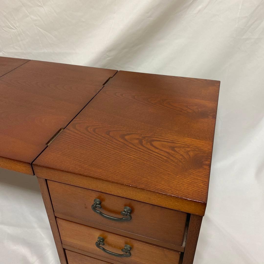 文机 折りたたみ アンティーク レトロ 家具 和 3段引き出し - メルカリ