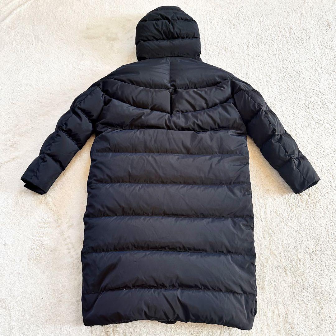 ZARA WOMAN ロングダウンコート M ベンチコート ダウン90% 黒 - メルカリ